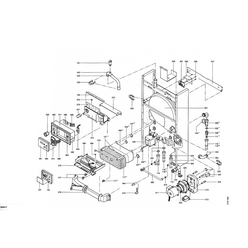 Взрывные чертежи viessmann vitopend 100