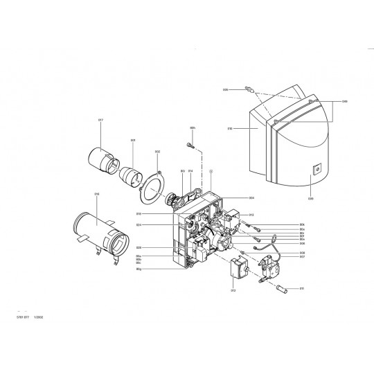 Pièce détachée Viessmann Vitoflame 200 brûleur fioul VEKI 27 kW n° — free download