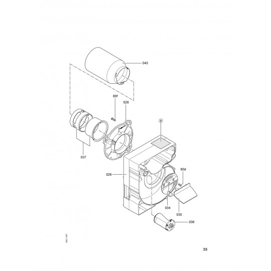 Pièce détachée Viessmann Vitoflame 300 brûleur fioul VHG 50kW n° 71... — free download