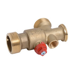 Té avec vanne à bille