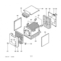 Corps chaudière VC1 63kW