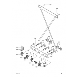 Support mural complet +...