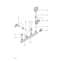 Collecteur avec manomètre...