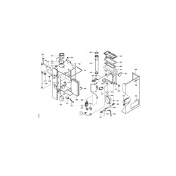 Corps chaud. WB 1 24kW Combi