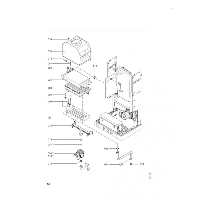 Взрывные чертежи viessmann vitopend 100