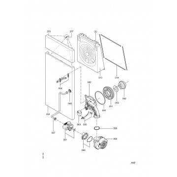 Echangeur à plaques 7822474 VIESSMANN Vitodens 333 WS3A