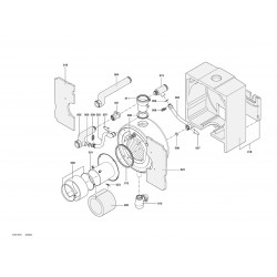 Echangeur mazout radial