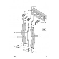 Ens. racc. pour montage non...